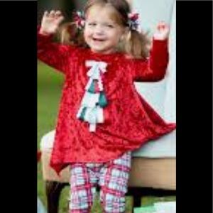 EUC RicRac Ruffles 2 piece tunic